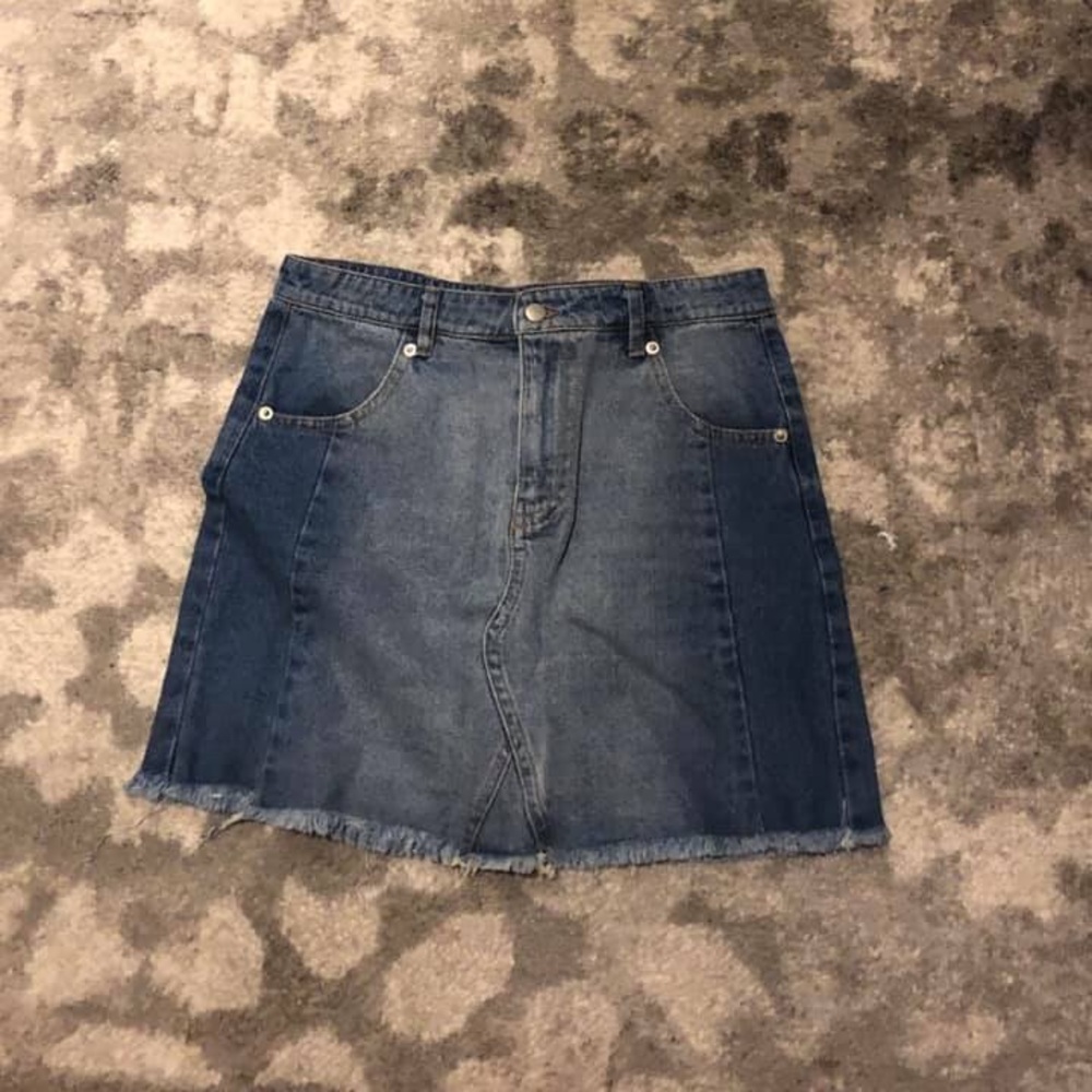 jean skirt